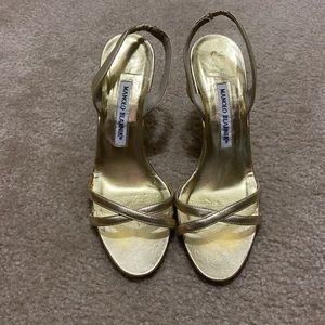 Manolo Blahnik Crisscross Sandals